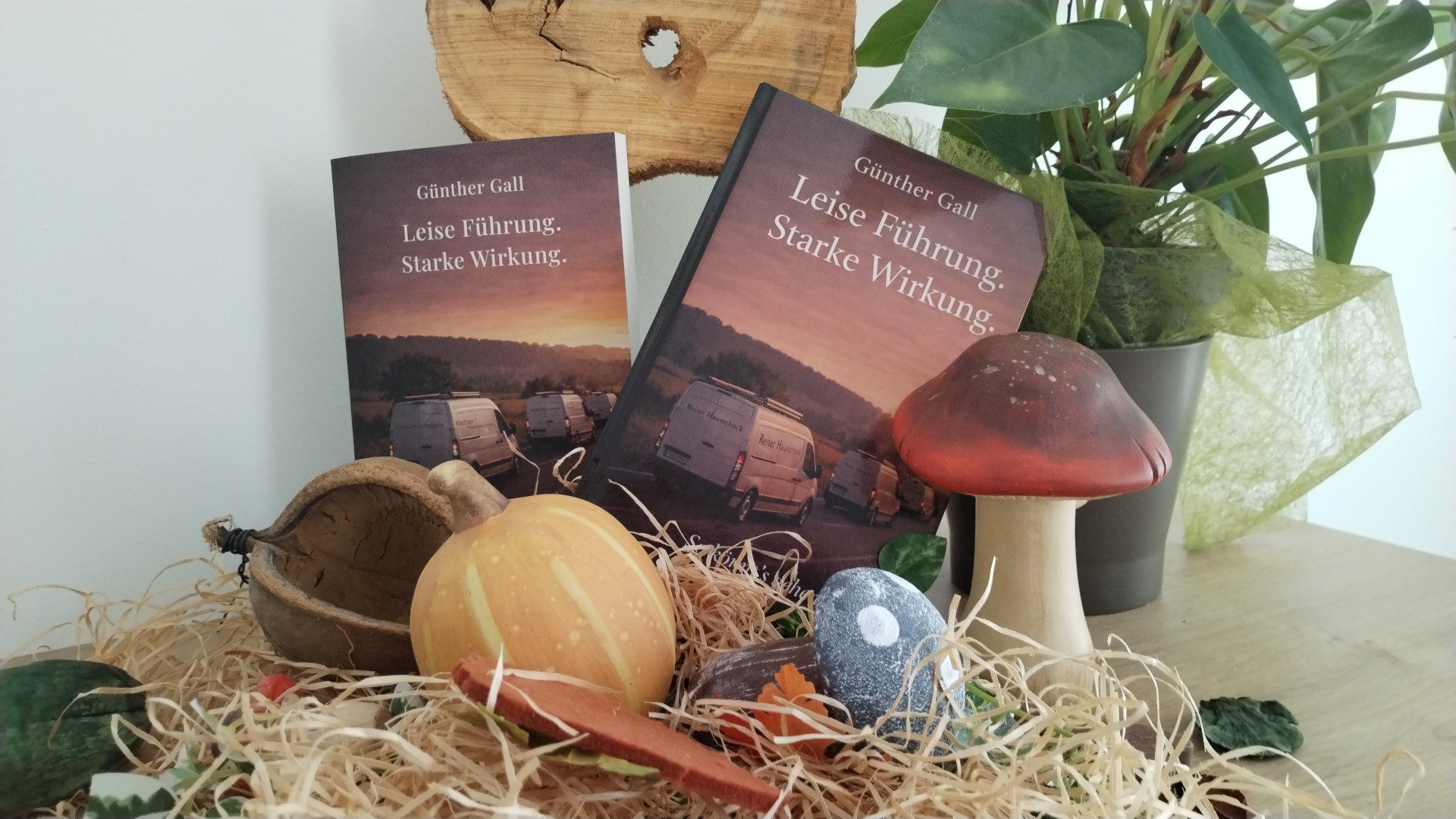 Leise Führung. Starke Wirkung. in einer herbstlichen Buchpräsentation bei der Raiffeisenbank in Ziersdorf