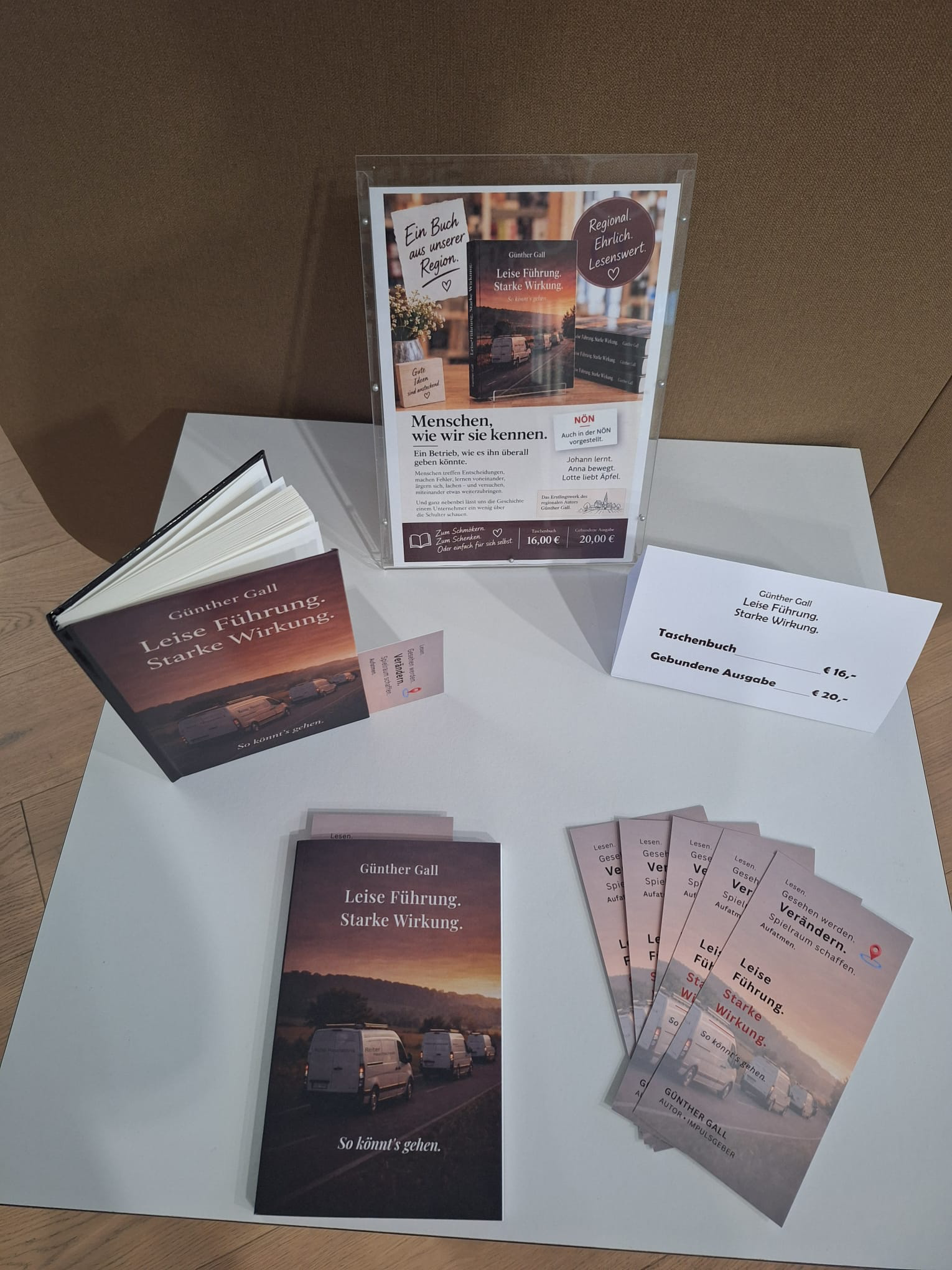 Buchpräsentation von Leise Führung. Starke Wirkung. in der Sparkasse Ziersdorf