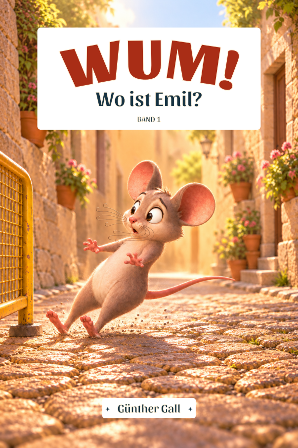 Cover A: Maus in einer sonnigen Gasse